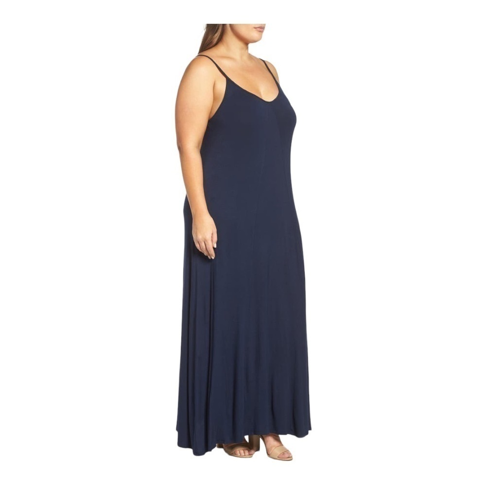 LOVEAPPELLA A-Line Maxi Dress in midnight - Picture 2 of 12